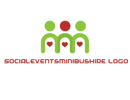 people with heart holding hands symbol