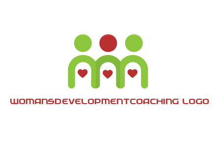 people with heart holding hands symbol
