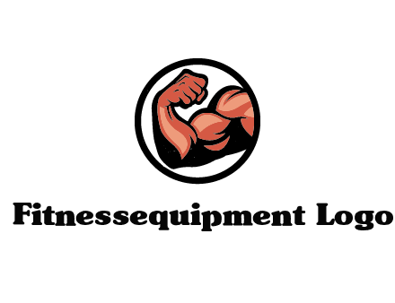 flexing biceps in circle