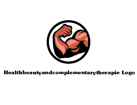 flexing biceps in circle