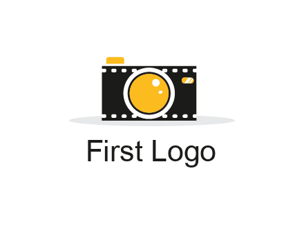 film strip with circle forming camera