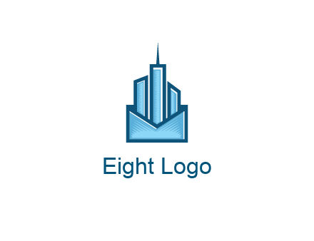 skyscrapers in envelope
