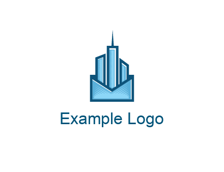 skyscrapers in envelope