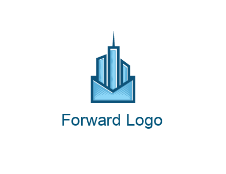 skyscrapers in envelope