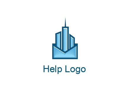 skyscrapers in envelope