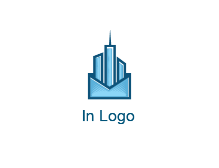 skyscrapers in envelope
