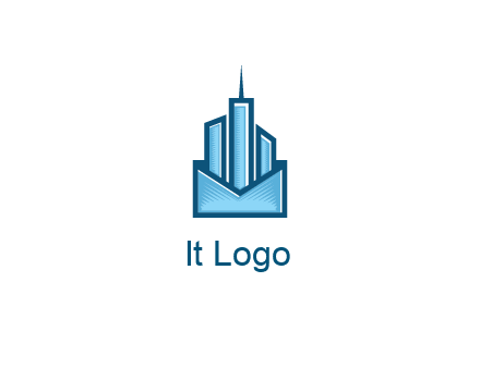 skyscrapers in envelope