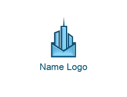 skyscrapers in envelope