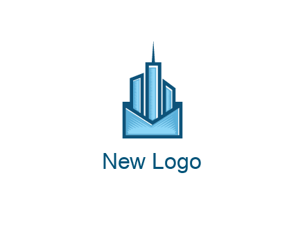 skyscrapers in envelope