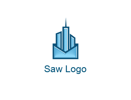 skyscrapers in envelope