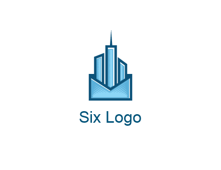 skyscrapers in envelope