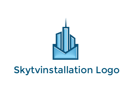 skyscrapers in envelope