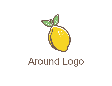 lemon with leaves