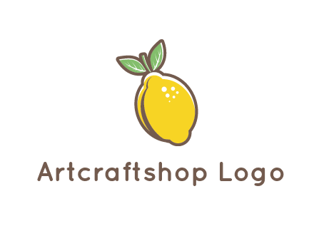 lemon with leaves