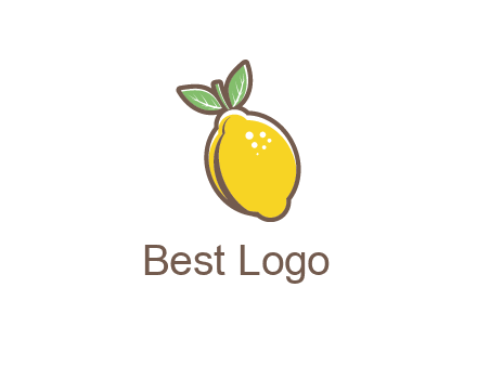 lemon with leaves
