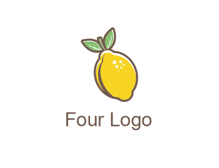 lemon with leaves