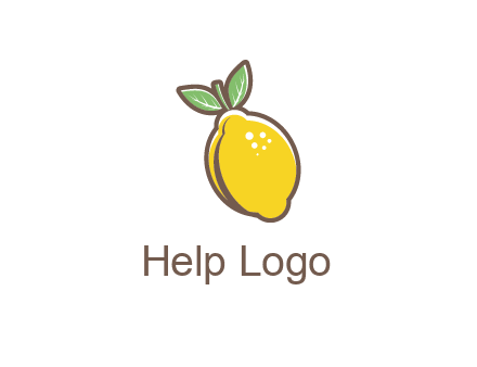 lemon with leaves