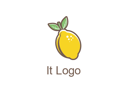 lemon with leaves