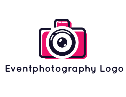 line art camera with glitch effect