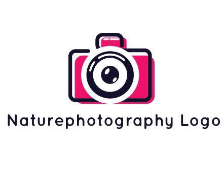 line art camera with glitch effect