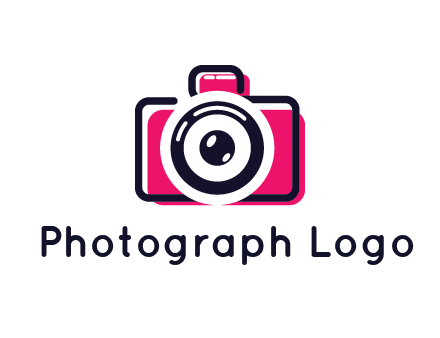 line art camera with glitch effect