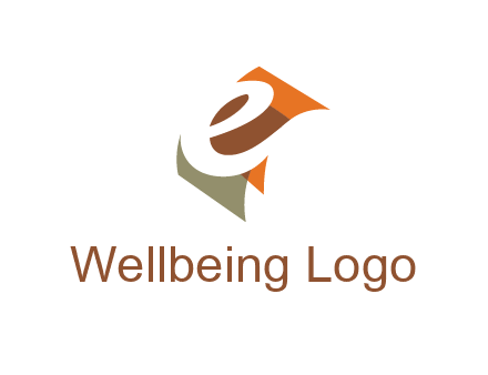 negative spacing letter E in curved panel 