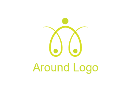 abstract people forming scale icon