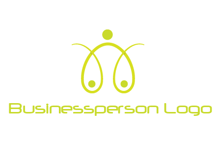 abstract people forming scale icon