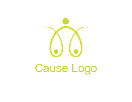 abstract people forming scale icon