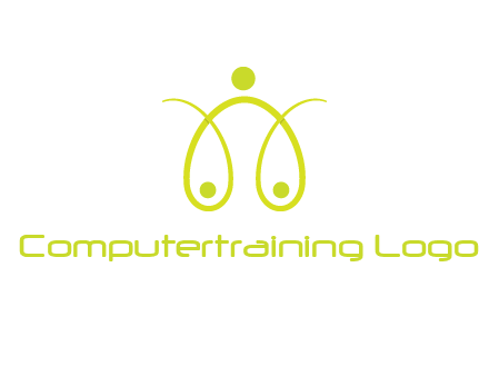 abstract people forming scale icon