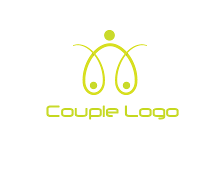 abstract people forming scale icon