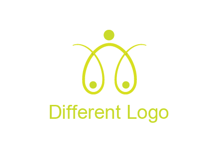 abstract people forming scale icon