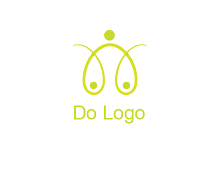 abstract people forming scale icon