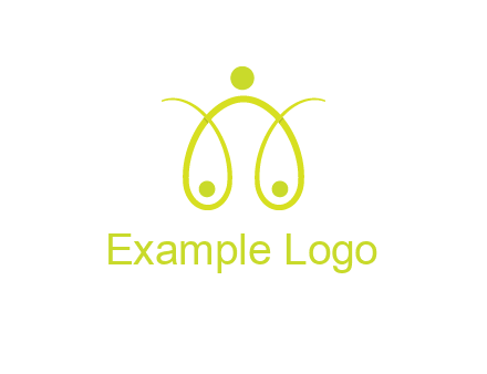 abstract people forming scale icon