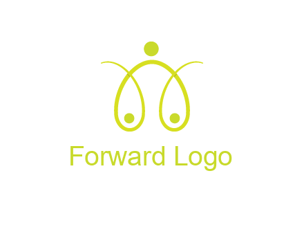 abstract people forming scale icon