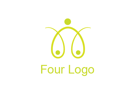 abstract people forming scale icon