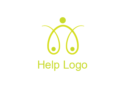 abstract people forming scale icon