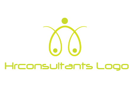 abstract people forming scale icon