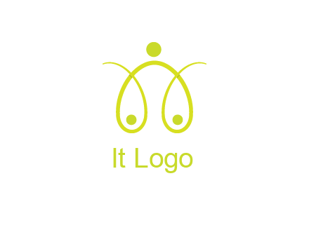 abstract people forming scale icon