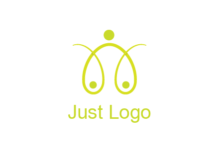 abstract people forming scale icon