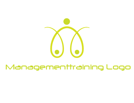 abstract people forming scale icon