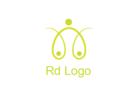 abstract people forming scale icon