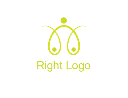 abstract people forming scale icon