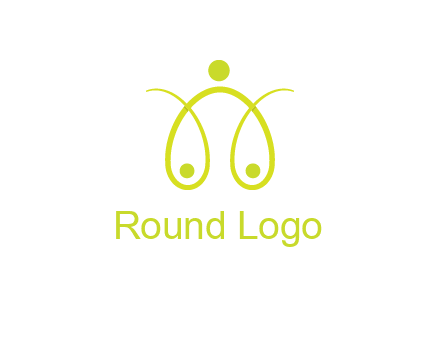 abstract people forming scale icon