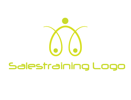 abstract people forming scale icon