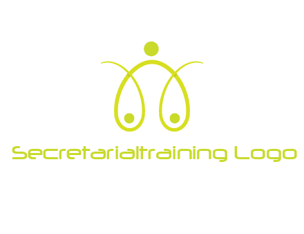 abstract people forming scale icon