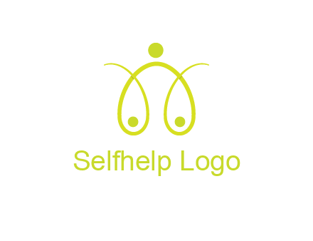 abstract people forming scale icon