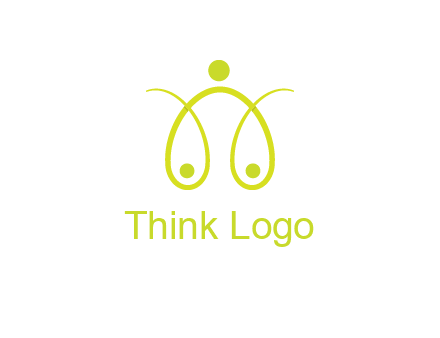 abstract people forming scale icon
