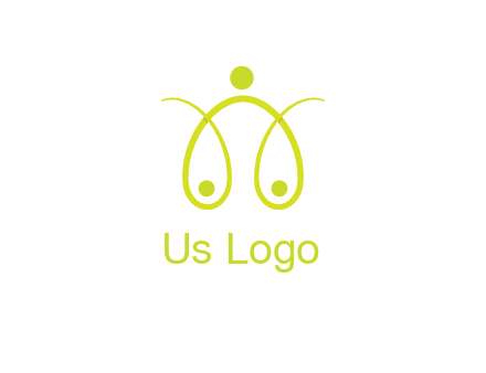 abstract people forming scale icon