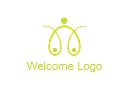 abstract people forming scale icon